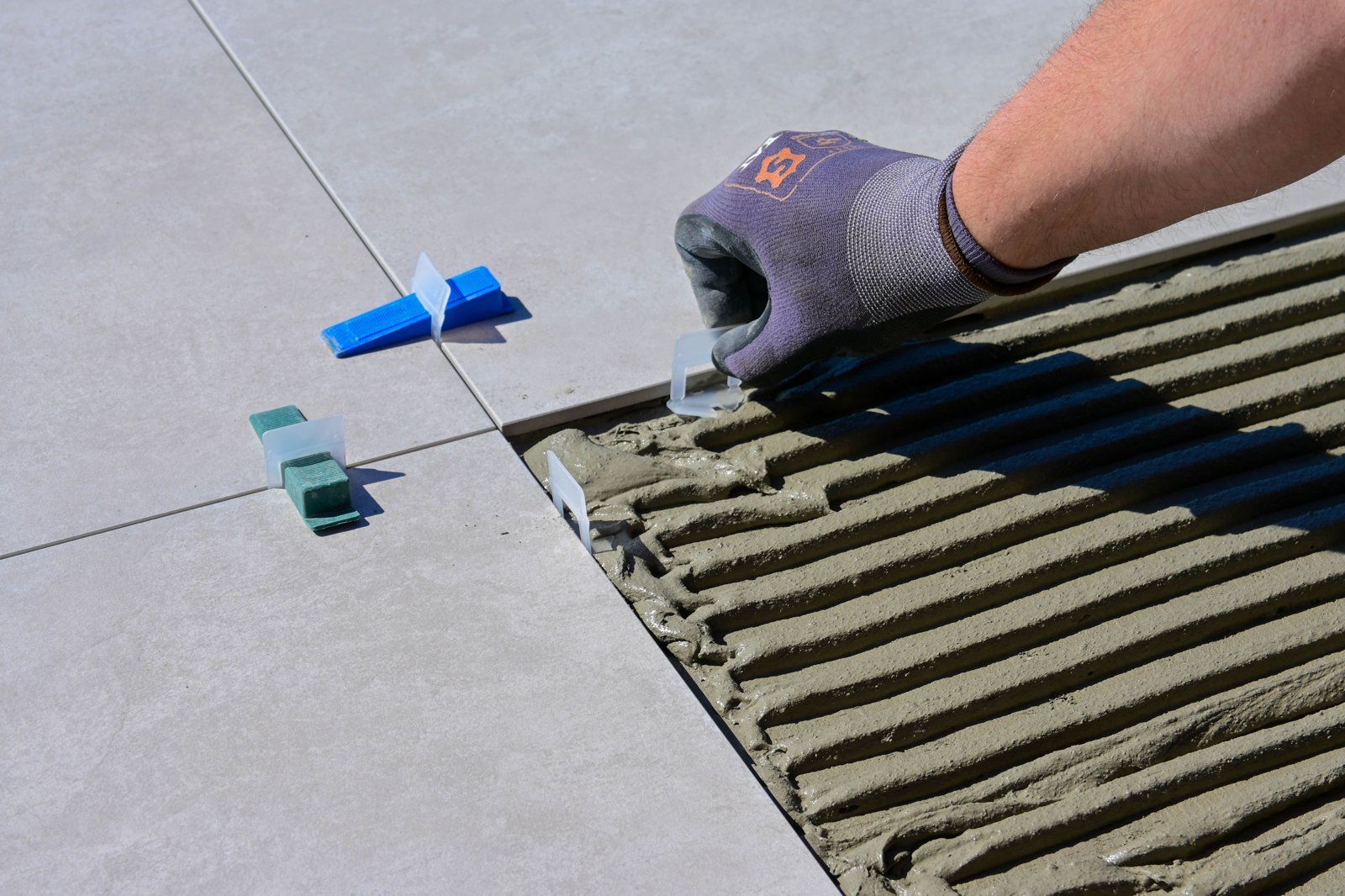 Instalação de piso porcelanato